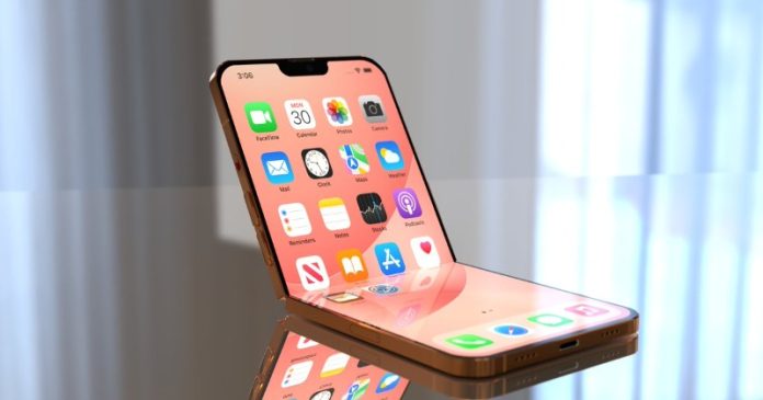 Apple foldable iPhone concept with dual displays