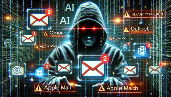 AI-powered cyberattack targeting email services like Gmail, Outlook, and Apple Mail.