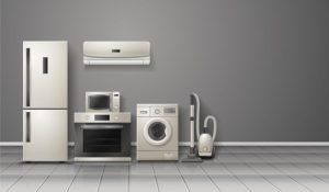 Household appliances that typically use NEMA 5-15P connectors.