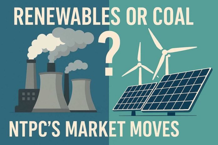 Renewables or Coal - What’s Fueling NTPC’s Market Moves NTPC choosing between coal and renewables for market growth.