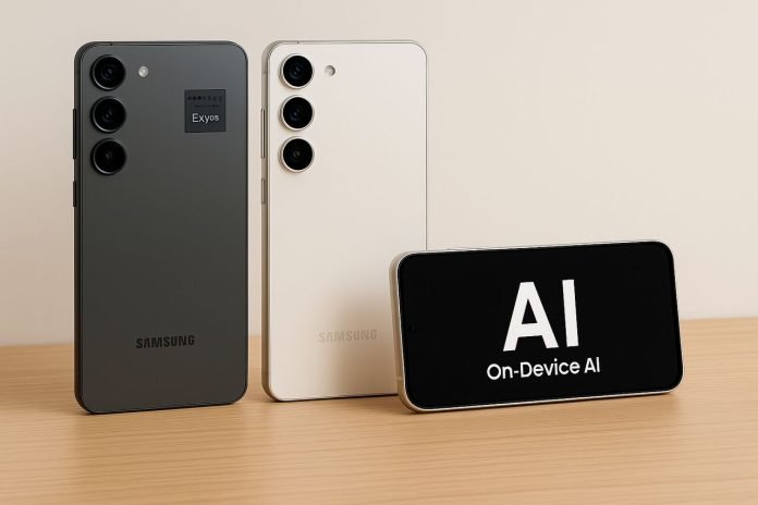 Samsung Galaxy S26 Series to Feature On-Device AI and Custom Exynos SoC Samsung Galaxy S26 phones with on-device AI and Exynos chip.