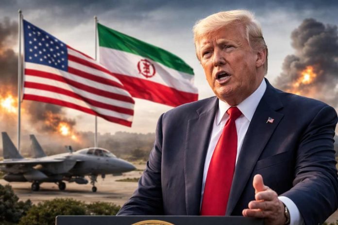 Donald Trump speaks on Iran amid U.S. strike tension and military backdrop