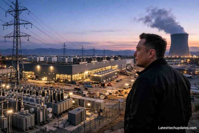 xAI datacenter power infrastructure expansion by Elon Musk