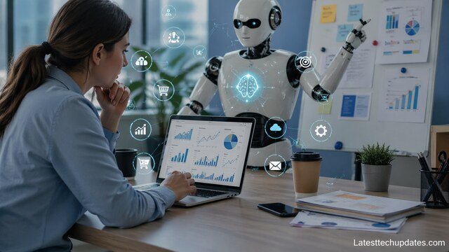 AI tools assisting digital marketing strategy analysis