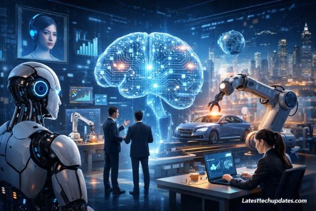 Generative AI transforming business and industry with automation and robotics