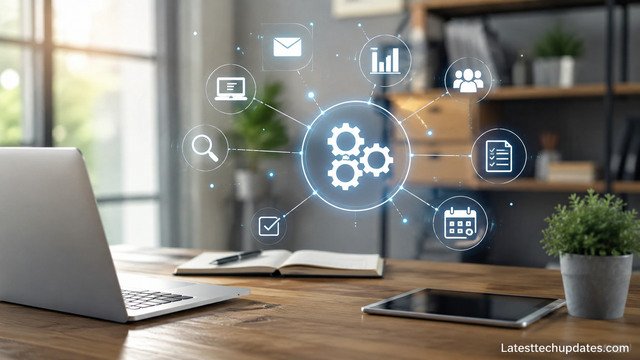 Workflow automation dashboard improving marketing productivity