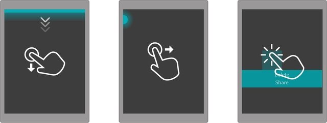 Sailfish OS gesture navigation controls