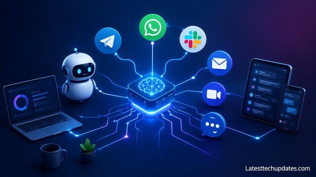 AI tools connected to daily communication channels