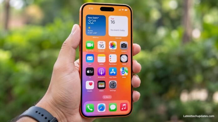 iPhone 18 Pro Max display concept in hand